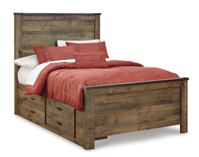 Trinell Bed with 1 Large Storage Drawer - Half Price Furniture