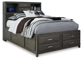 Caitbrook Storage Bed with 7 Drawers Half Price Furniture