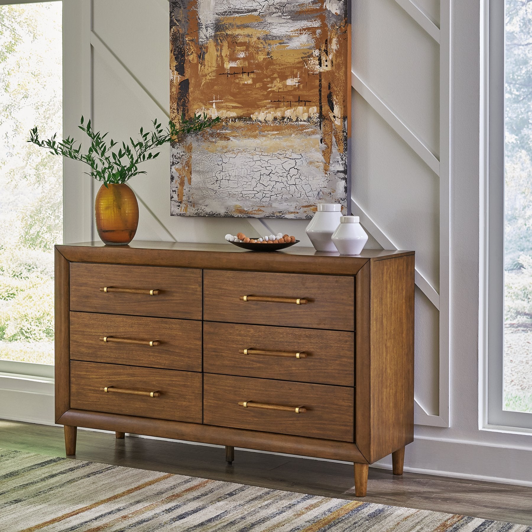 Lyncott Dresser and Mirror - Half Price Furniture