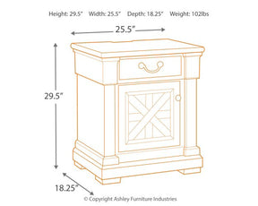 Bolanburg Nightstand - Half Price Furniture