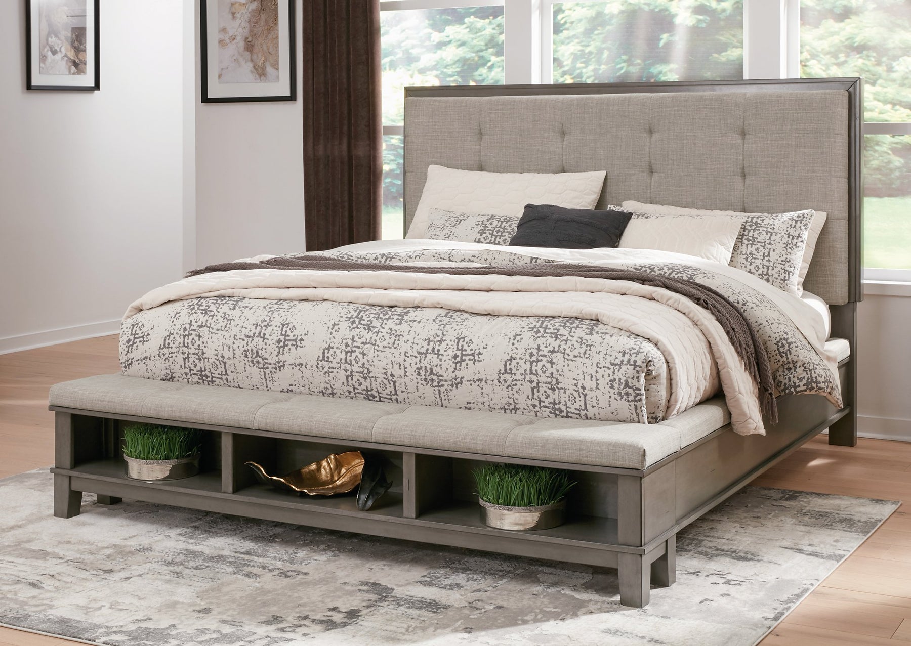 Hallanden Bed with Storage - Half Price Furniture