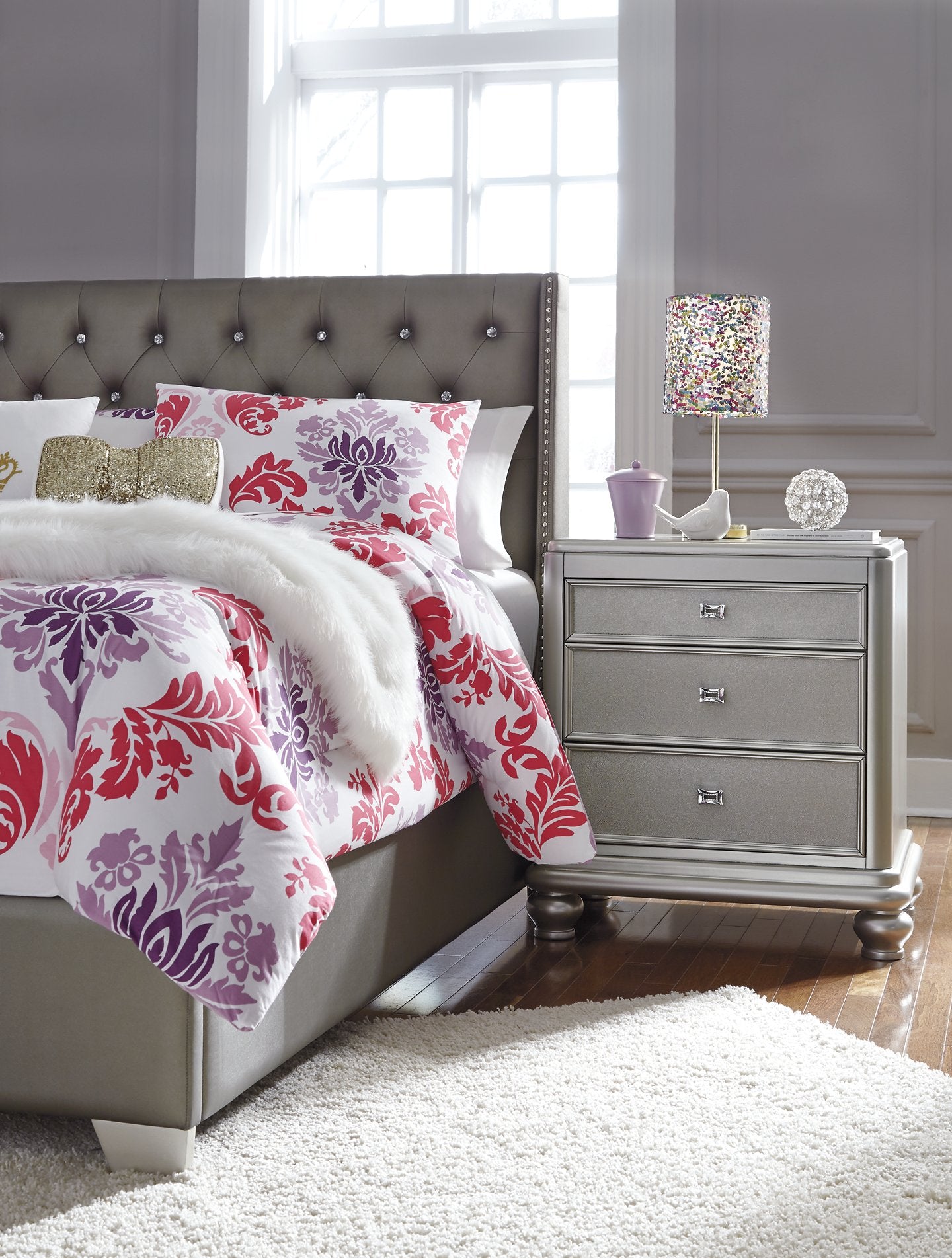 Coralayne Upholstered Bed - Half Price Furniture