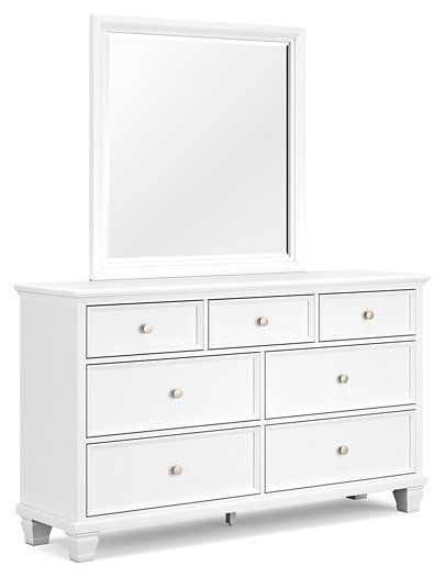 Fortman Dresser and Mirror Half Price Furniture