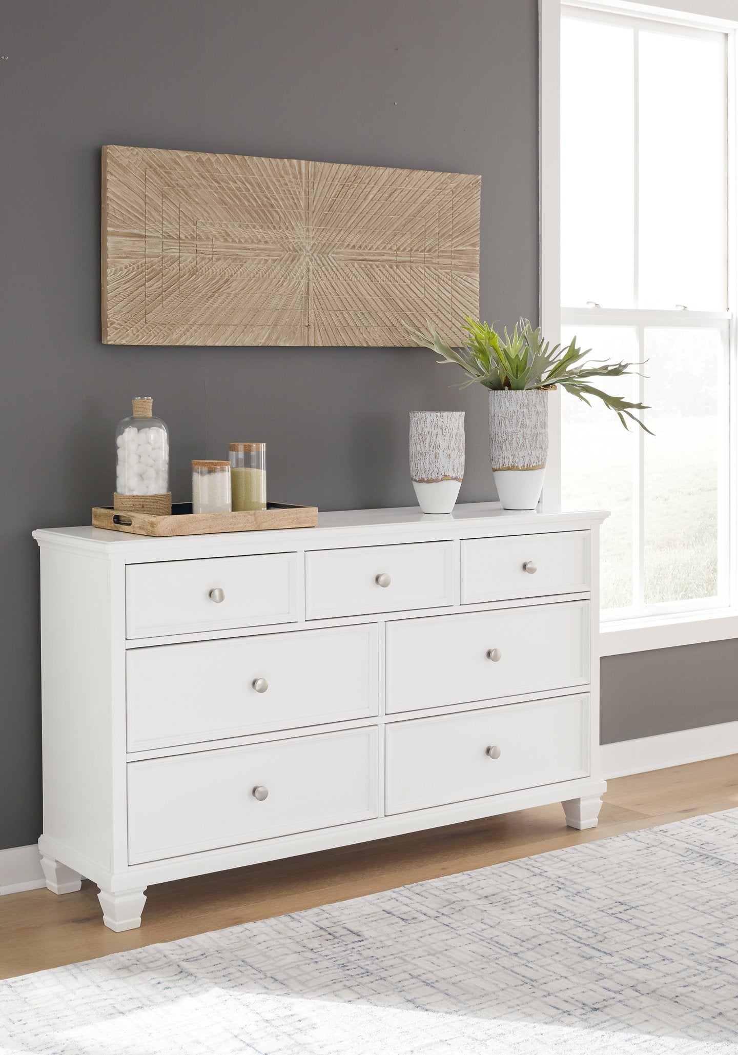 Fortman Dresser and Mirror - Half Price Furniture