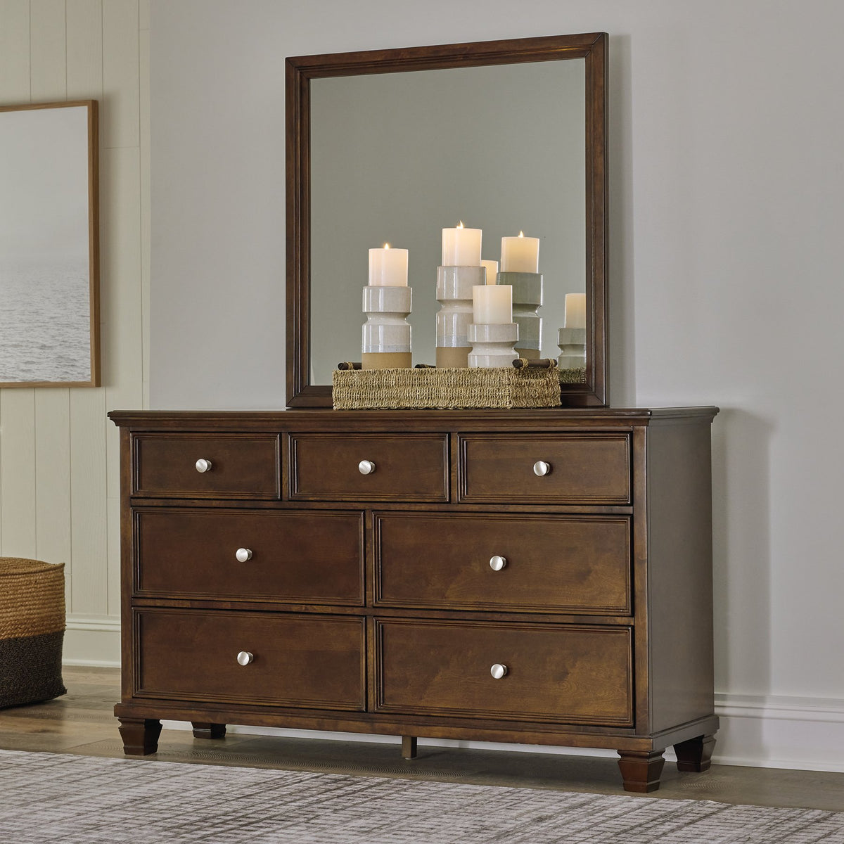 Danabrin Dresser and Mirror - Dresser and Mirror - Half Price Furniture