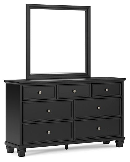 Lanolee Dresser and Mirror Half Price Furniture