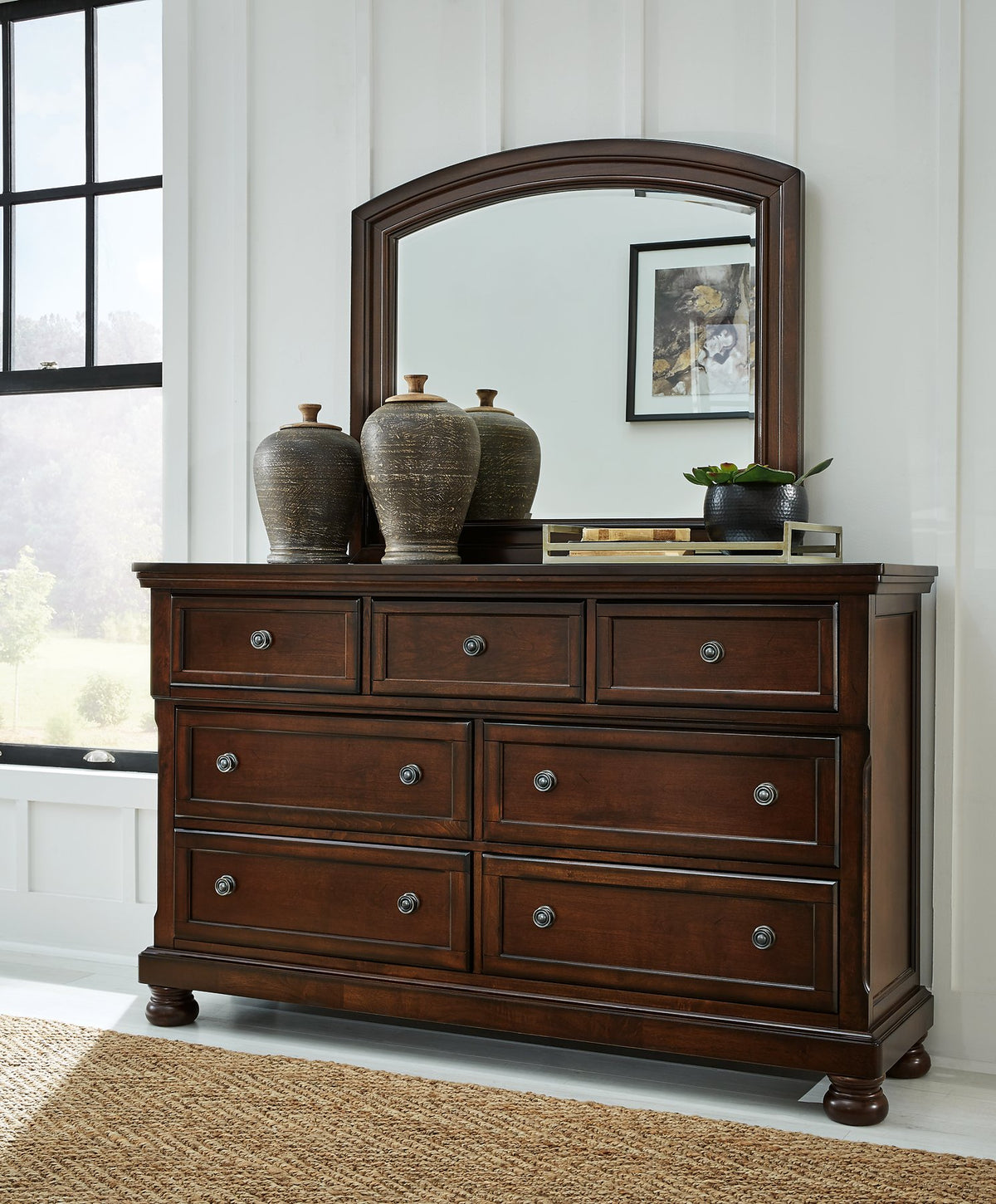 Porter Dresser and Mirror - Half Price Furniture