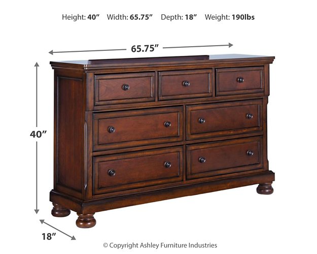 Porter Dresser and Mirror - Half Price Furniture