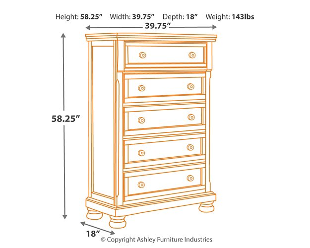 Porter Chest of Drawers - Half Price Furniture