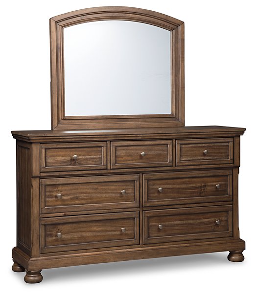 Flynnter Dresser and Mirror Half Price Furniture