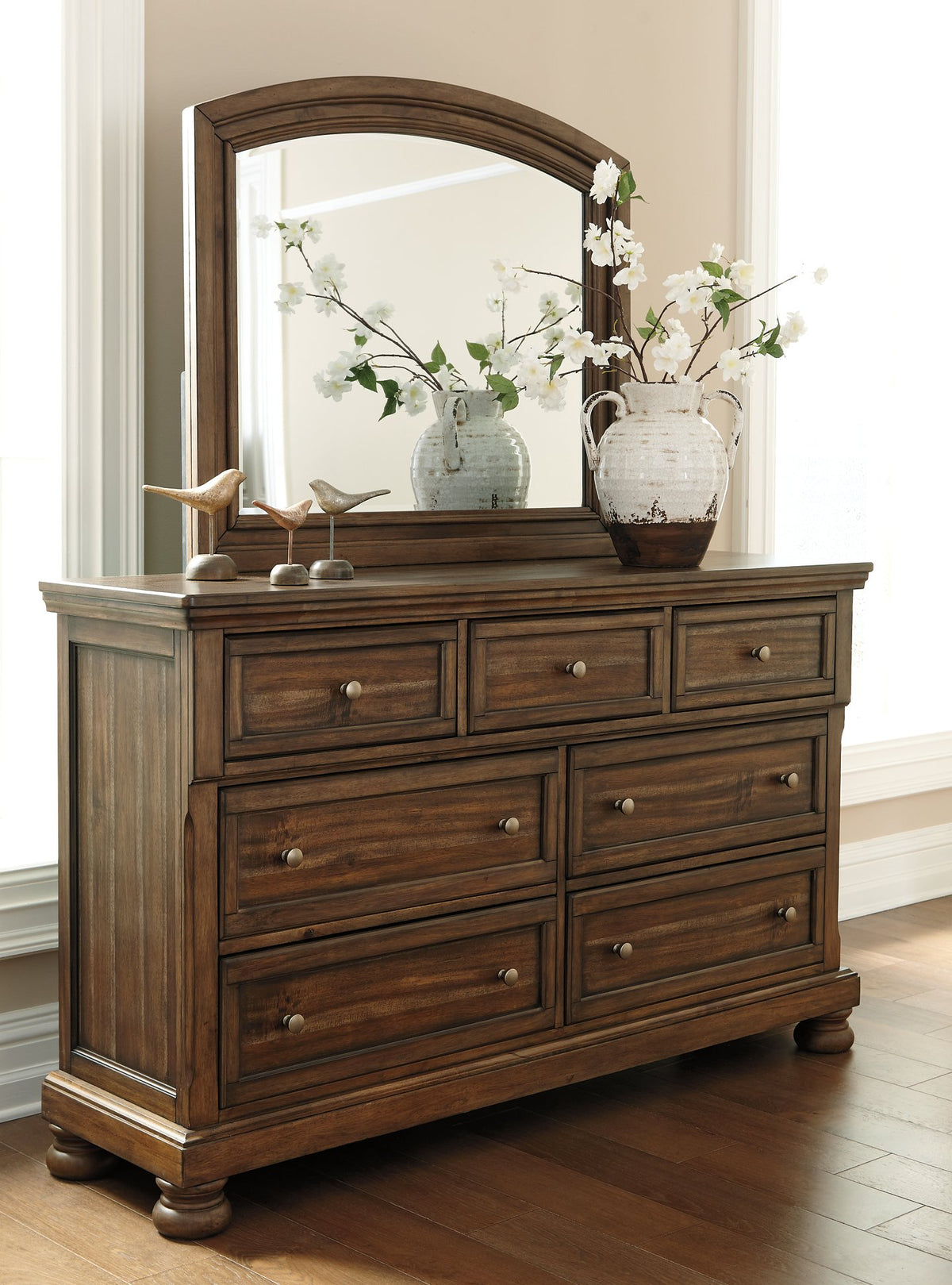 Flynnter Dresser and Mirror - Half Price Furniture