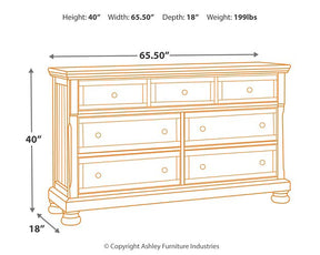 Flynnter Dresser and Mirror - Half Price Furniture