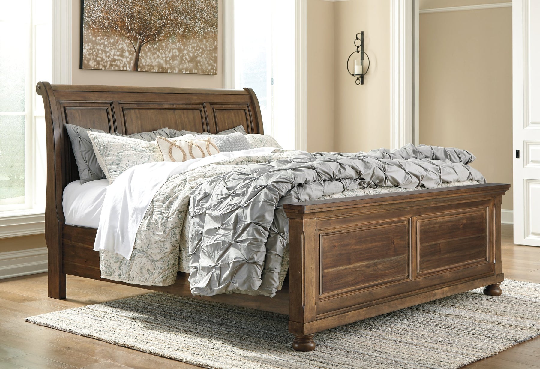 Flynnter Bed with 2 Storage Drawers - Half Price Furniture