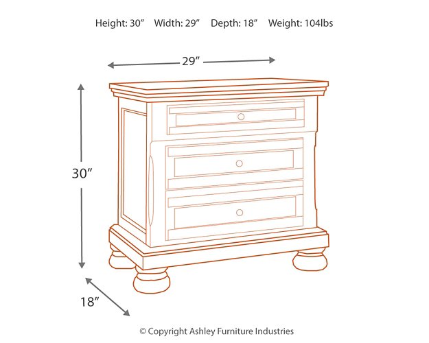 Flynnter Nightstand - Half Price Furniture