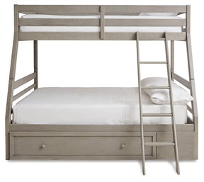 Lettner Youth Bunk Bed with 1 Large Storage Drawer - Half Price Furniture