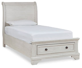 Robbinsdale Sleigh Storage Bed - Half Price Furniture