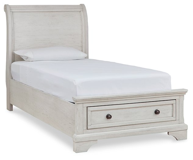 Robbinsdale Sleigh Storage Bed - Half Price Furniture