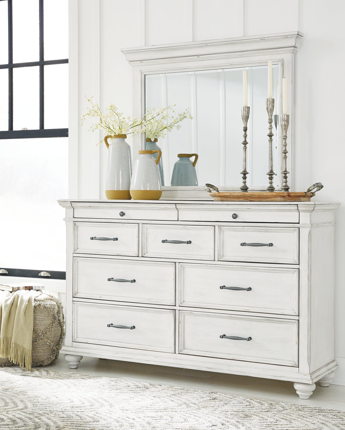 Kanwyn Dresser and Mirror - Half Price Furniture