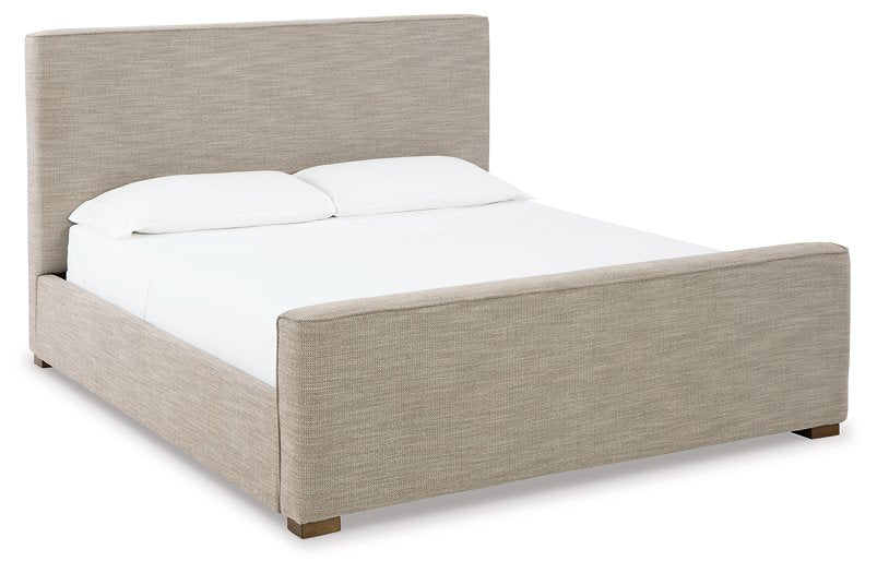 Dakmore Upholstered Bed Half Price Furniture