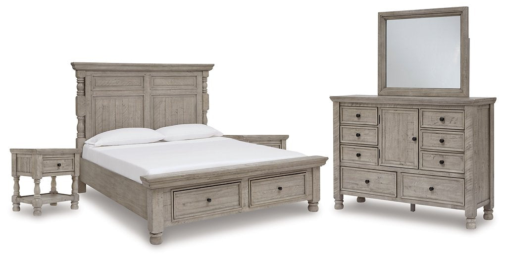 Harrastone Bedroom Set - Half Price Furniture