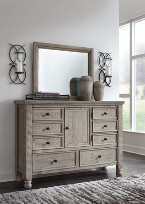 Harrastone Dresser and Mirror - Half Price Furniture