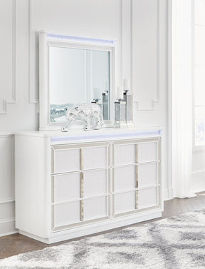 Chalanna Dresser and Mirror - Half Price Furniture