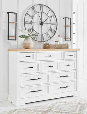 Ashbryn Dresser and Mirror - Half Price Furniture