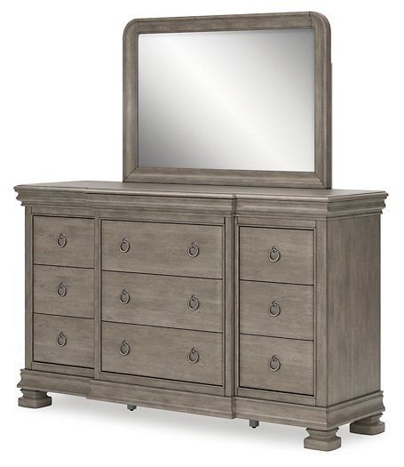 Lexorne Dresser and Mirror - Half Price Furniture