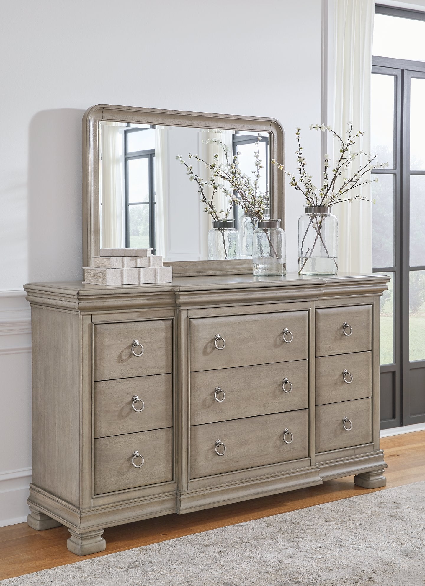 Lexorne Dresser and Mirror - Half Price Furniture