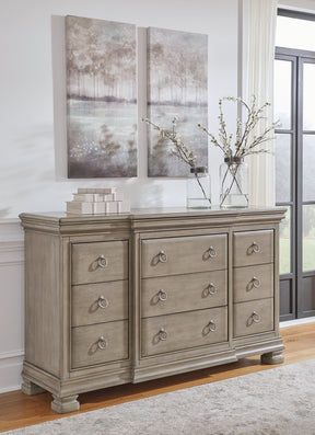 Lexorne Dresser and Mirror - Half Price Furniture