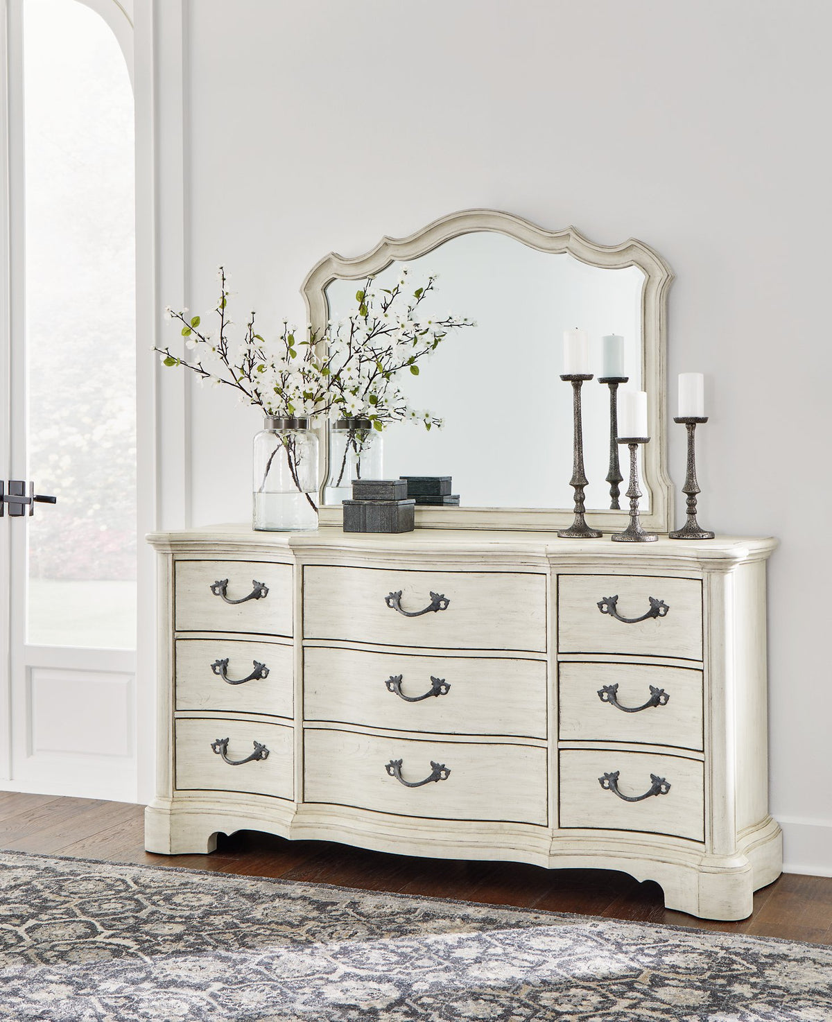 Arlendyne Dresser and Mirror - Dresser and Mirror - Half Price Furniture