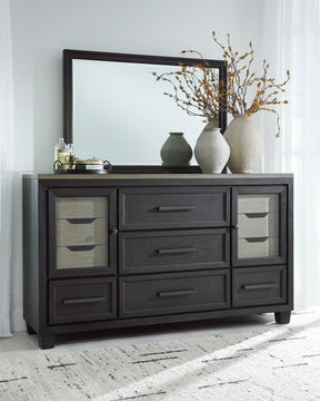 Foyland Dresser and Mirror - Half Price Furniture