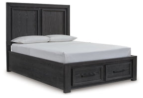 Foyland Panel Storage Bed Half Price Furniture