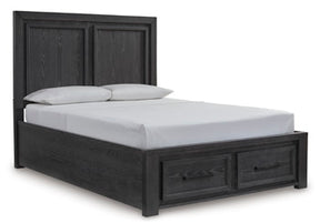 Foyland Panel Storage Bed - Half Price Furniture