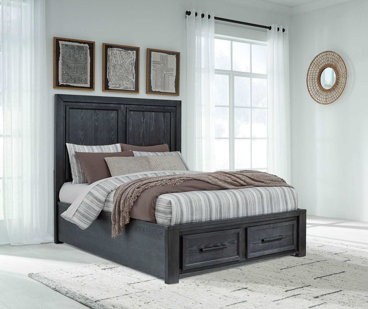 Foyland Panel Storage Bed - Half Price Furniture