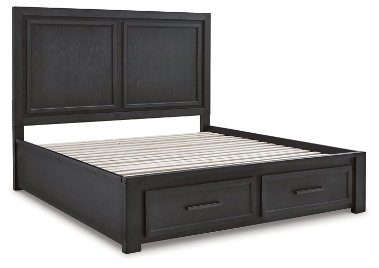 Foyland Panel Storage Bed - Half Price Furniture