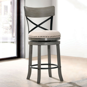 CLARENCE 24" Swivel Barstool - Half Price Furniture