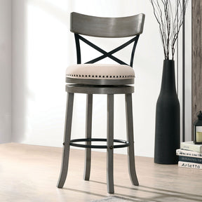 CLARENCE 29" Swivel Barstool - Half Price Furniture