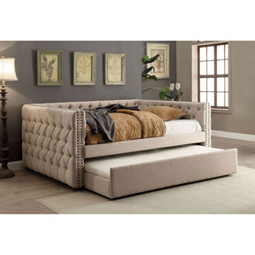 SUZANNE Ivory Twin Daybed - Half Price Furniture