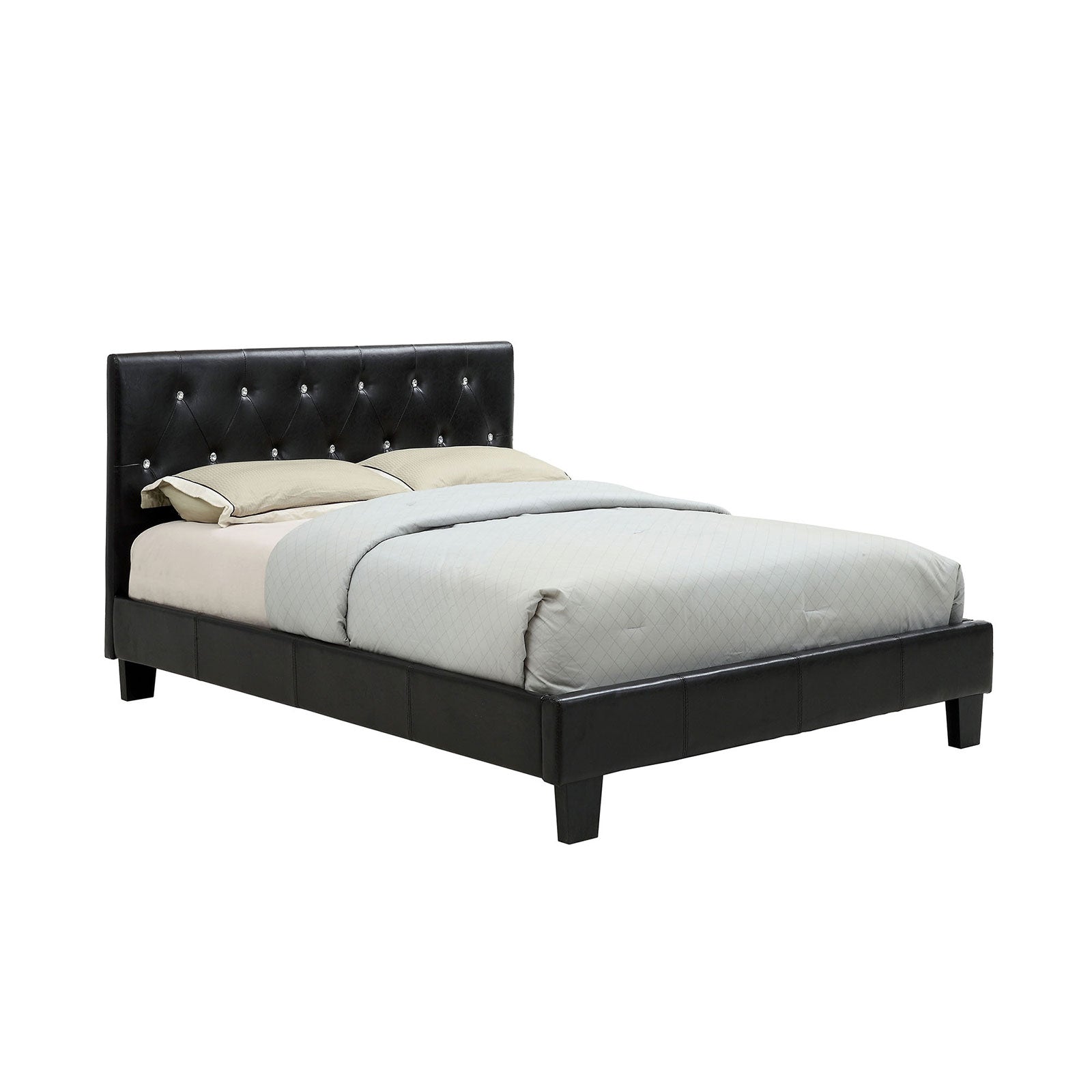 Velen Black Cal.King Bed  Half Price Furniture