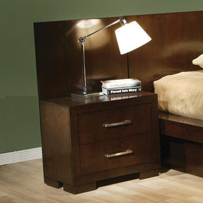 Jessica 2-drawer Nightstand Cappuccino Half Price Furniture