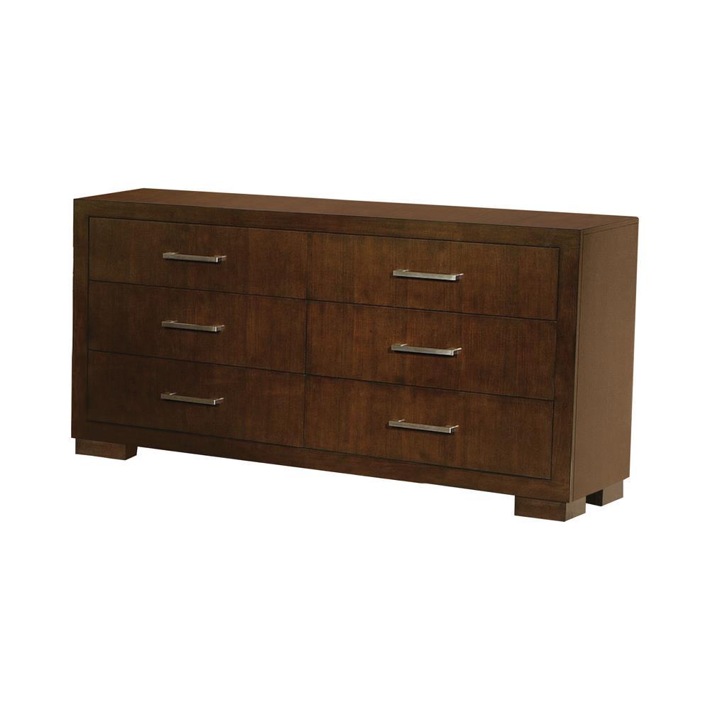 Jessica 6-drawer Dresser Cappuccino - Half Price Furniture