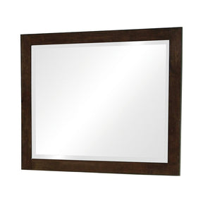 Jessica Rectangular Wall Dresser Mirror Cappuccino - Half Price Furniture