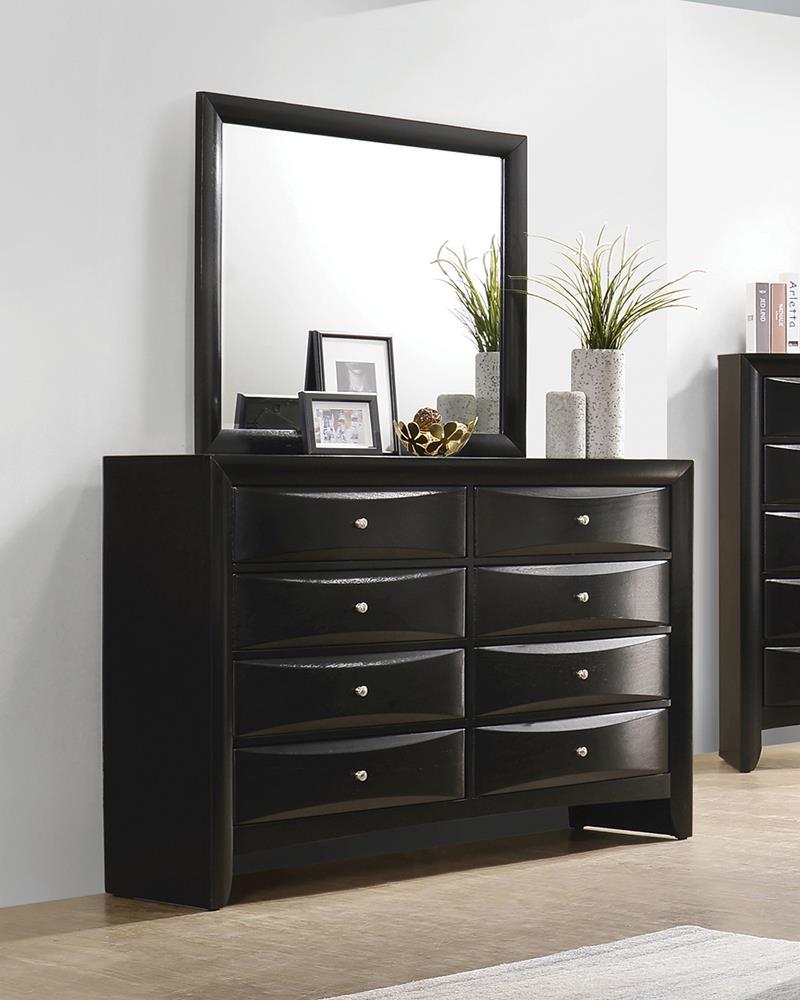 Briana Rectangular 8-drawer Dresser Black - Half Price Furniture
