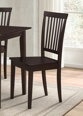 Gomez 5-piece Rectangular Dining Table Set Cappuccino - Half Price Furniture