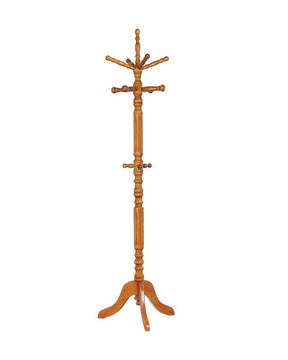 Achelle Coat Rack with 11 Hooks Golden Brown - Half Price Furniture