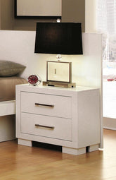 Jessica Nightstand Panels White (Set of 2) Half Price Furniture