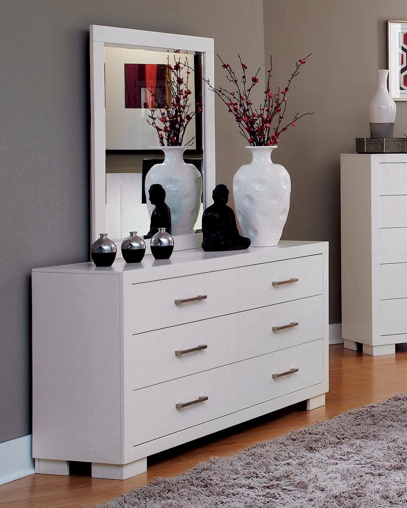 Jessica 6-drawer Dresser White - Half Price Furniture