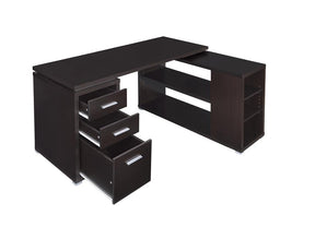 Yvette L-shape Office Desk - Half Price Furniture