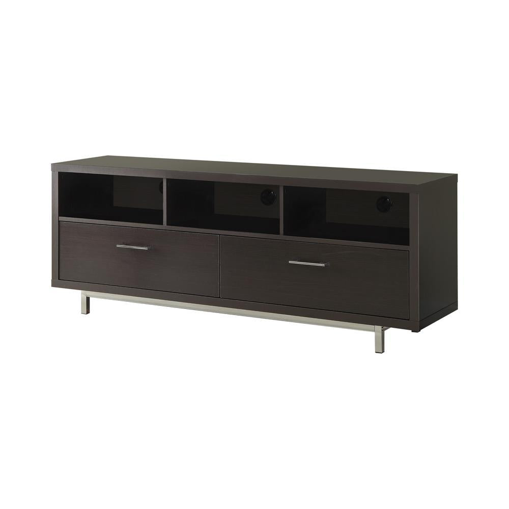 Casey 2-drawer Rectangular TV Console Cappuccino - Half Price Furniture